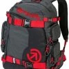 Meatfly Wanderer Backpack Red/Charcoal 28 L