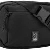 Chrome Ziptop Waistpack Black