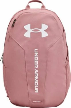 Under Armour UA Hustle Lite Backpack Pink Elixir/White 24 L