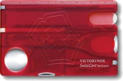 Victorinox SwissCard Nailcare Red Transparent
