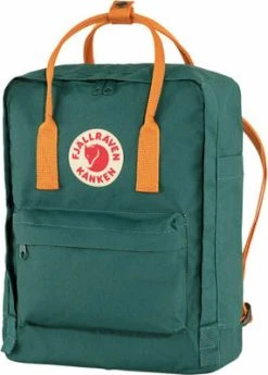 FJÄLLRÄVEN Fjällräven Kånken Arctic Green/Spicy Orange 16 L