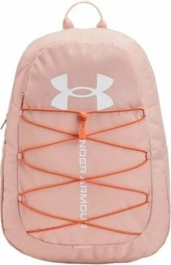 Under Armour UA Hustle Sport Backpack Orange Dream/Sunset Boulevard/White 26 L